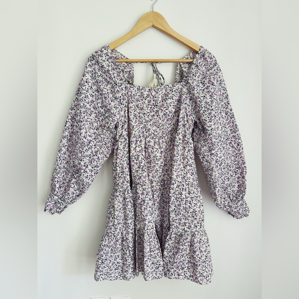 Storia Lavendar Babydoll Mini Dress - Small